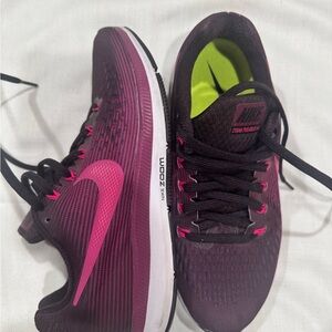 Nike Women's Athletic Shoes - Dark Purple and Pink